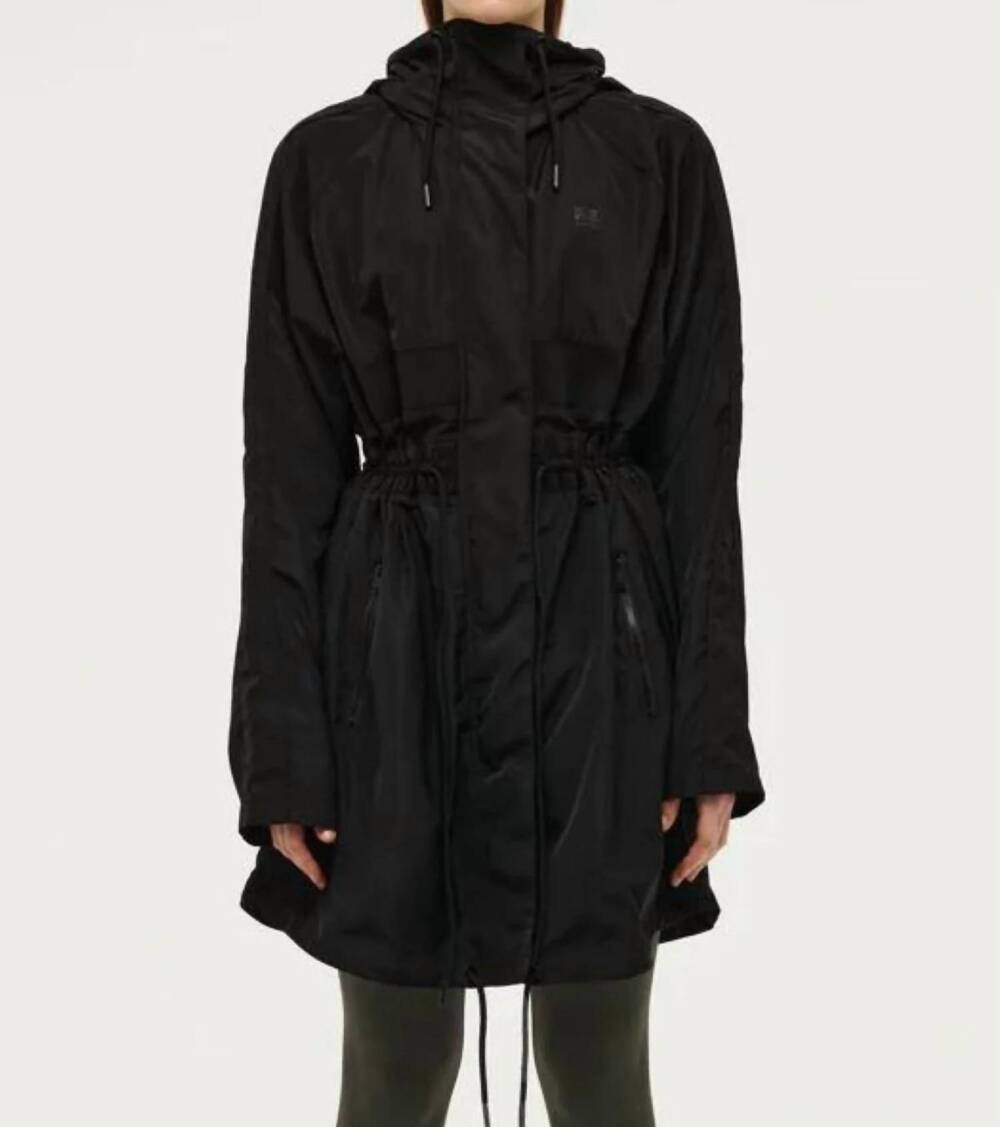 NEW P.E. NATION mid length man down jacket in black